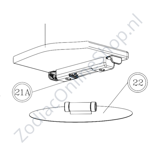 Z60518 - panca 85cm - modelli dal 2005 al 2014 - grigio - Quickfit
