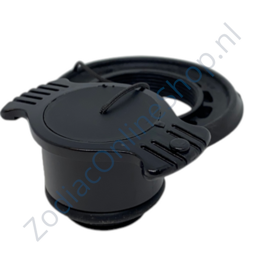 Z60052 - Afsluitdop - half verzonken ventiel zwart