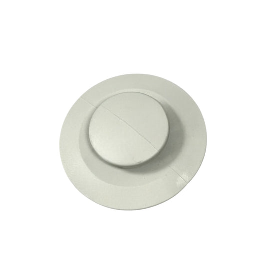 Z2816 - kunststof knop - lysegrå