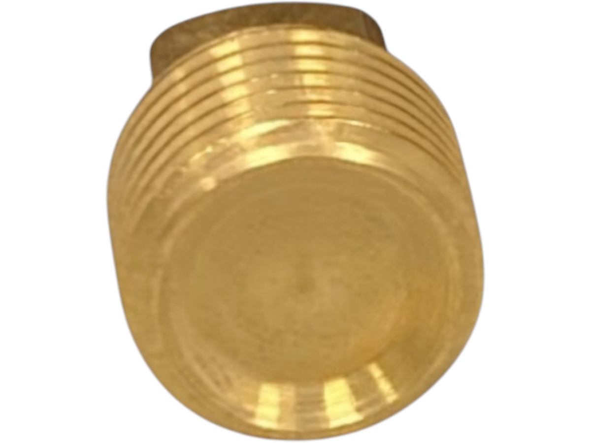 Zodiac Online Shop plug voor dubbele bodem van RIB boten met 20,5mm schroefdraad in goudkleurig metaal