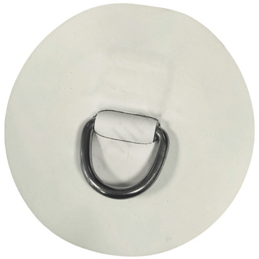 Z69502 - D-ring 25mm rund, hvid NEOPREN Hypalon materiale