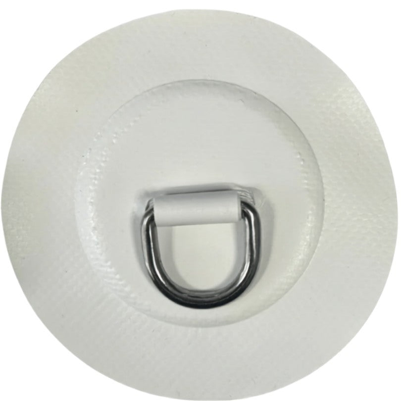 Zodiac Online Shop witte PVC D-ring van 25mm met RVS oog voor rubberboten