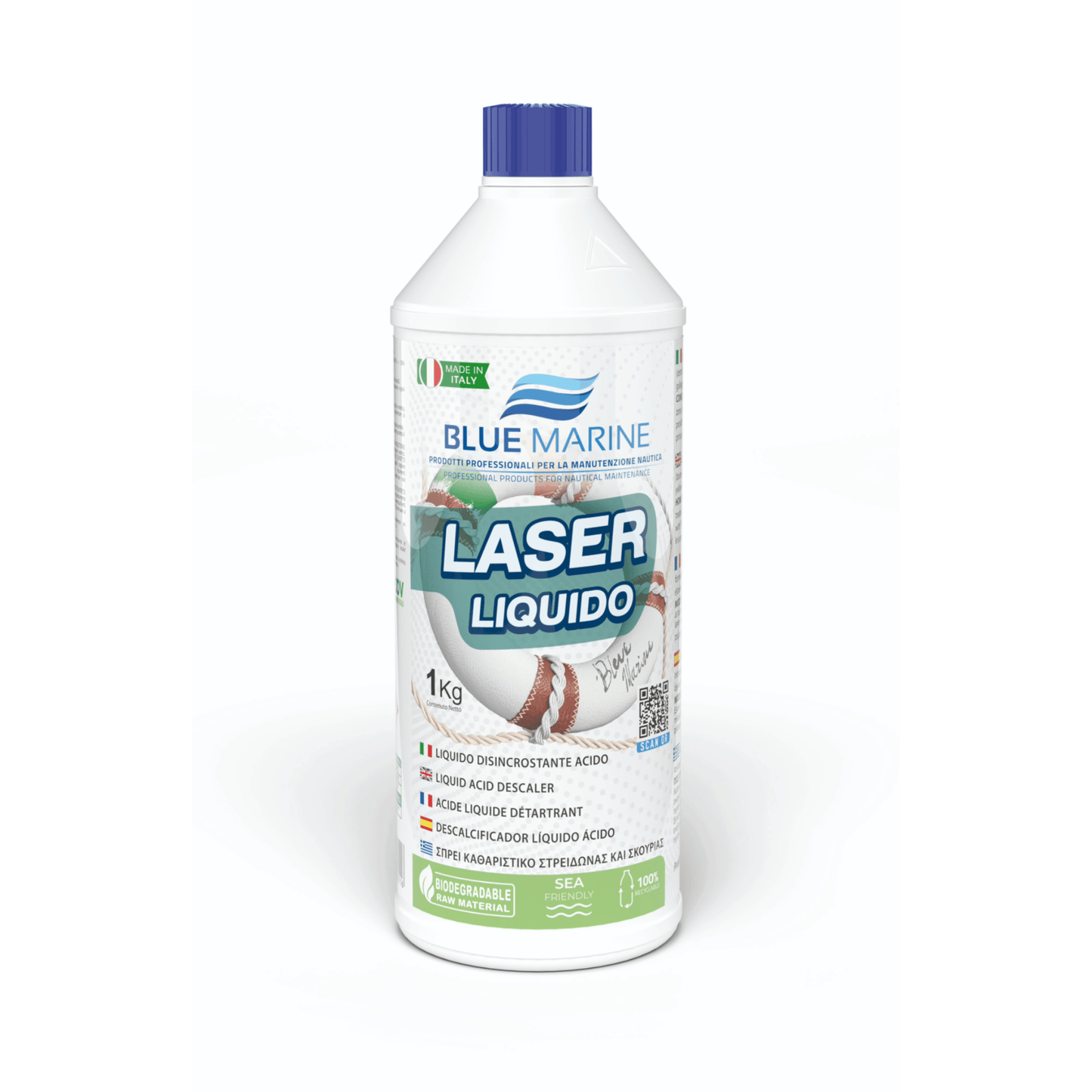 Roest en kalk verwijderaar Laser Liquidio Blue Marine 