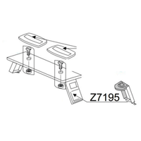 zodiac-bank-kit-z60213-zitplank-op-rails-aluminium-tekening