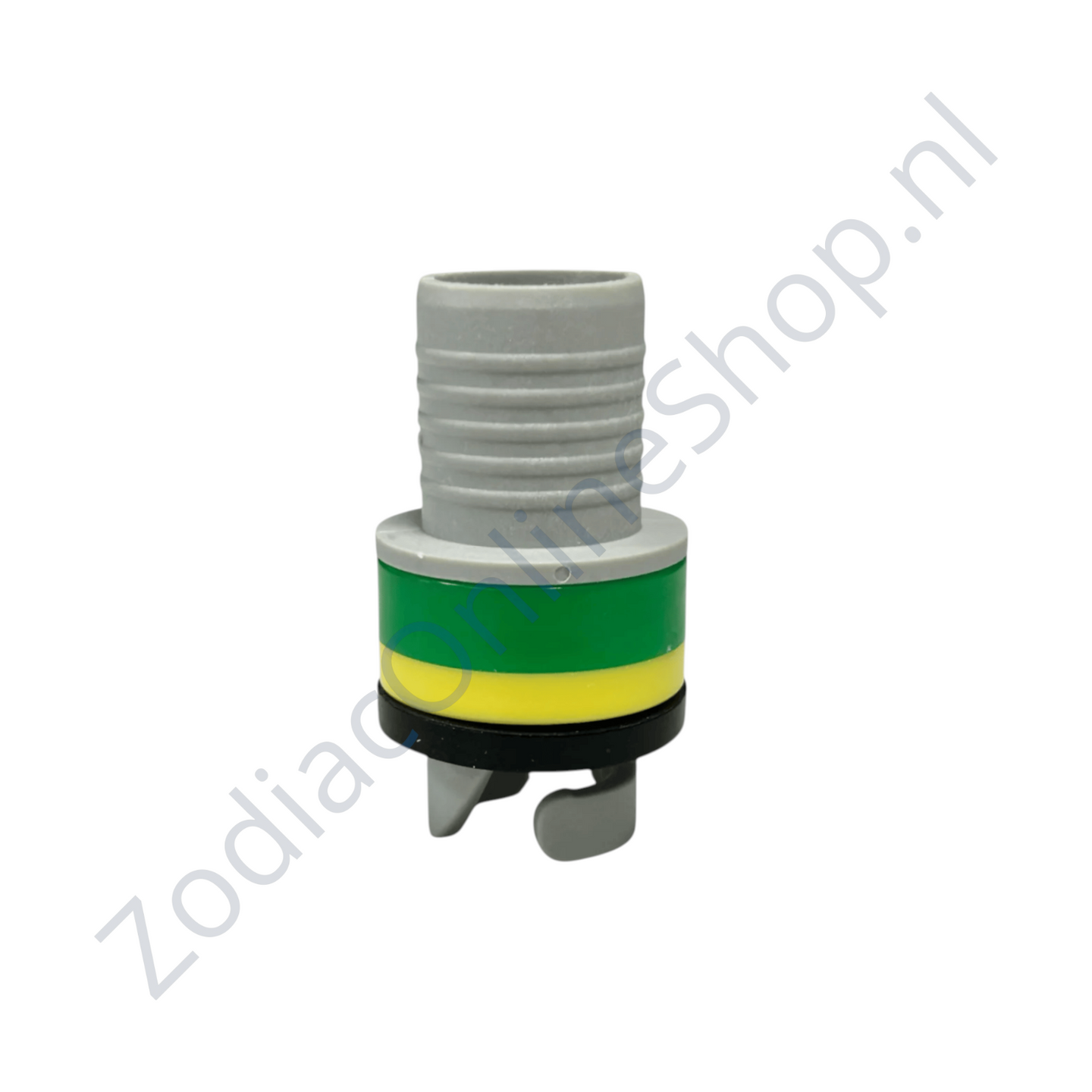 Adapter voor rubberbootventiel verstelbaar