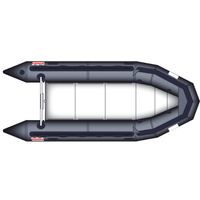 Bombard Commando C5 rubberboot met aluminium vlonderdelen en deelbare houten kiel