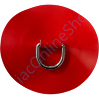 Zodiac Dring 25mm rond Neopreen rood