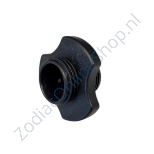 Z61928 Zodiac opzetventiel zwart met afsluitdop