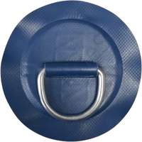 Zodiac Online Shop blauwe PVC D-ring van 53mm met RVS oog voor rubberboten