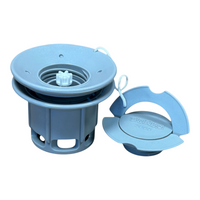 Zodiac Online Shop Bravo 2000-B082 grijs rubberbootventiel met afsluitdop voor diverse rubberboten