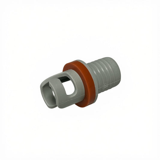 Zodiac Online Shop Z67164 grijze kunststof adapter voor Bravo 2005 ventielen van rubberboten met bajonetsluiting