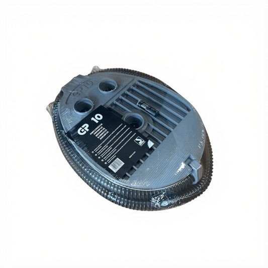 Zodiac Online Shop B010 Bravo GP10 dubbelkamer voetpomp in grijs voor rubberboten en RIBs met drukindicator