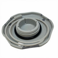 Grijze Zodiac Online Shop Z67395 afsluitdop voor half verzonken ventielen van rubberboten en RIBs met Zodiac-logo