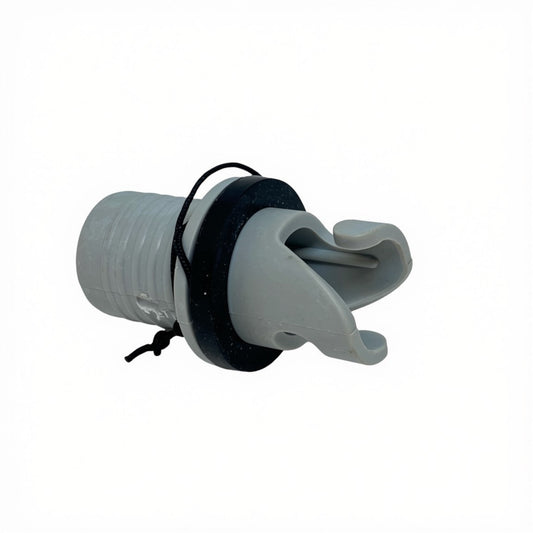 Zodiac Online Shop Z69488 grijze kunststof adapter met bajonetsluiting voor Zodiac rubberboot ventiel kiel en luchtbodem