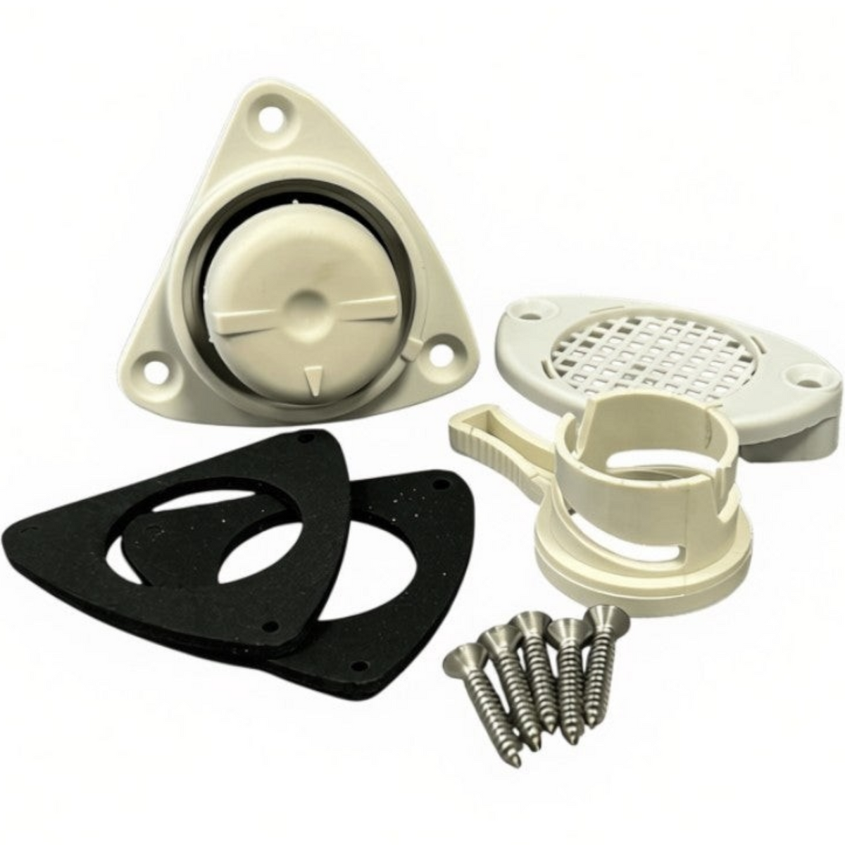 Zodiac Online Shop Z61083 grijze zelflozer kit met schuifsysteem, inclusief pakkingen en schroeven voor rubberboten