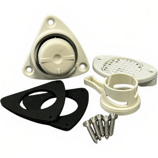 Zodiac Online Shop Z61083 grijze zelflozer kit met schuifsysteem, inclusief pakkingen en schroeven voor rubberboten