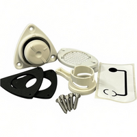 Zodiac Online Shop Z61083 grijze zelflozer kit met schuifsysteem, inclusief pakkingen, schroeven en membraan voor rubberboten.