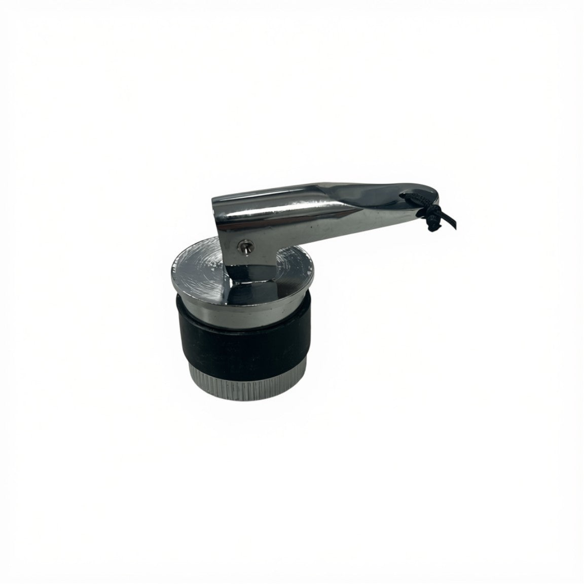 Zodiac Online Shop Z67087 RVS zelflozerstop van 34 mm met zwarte kunststof houder voor rubberboten
