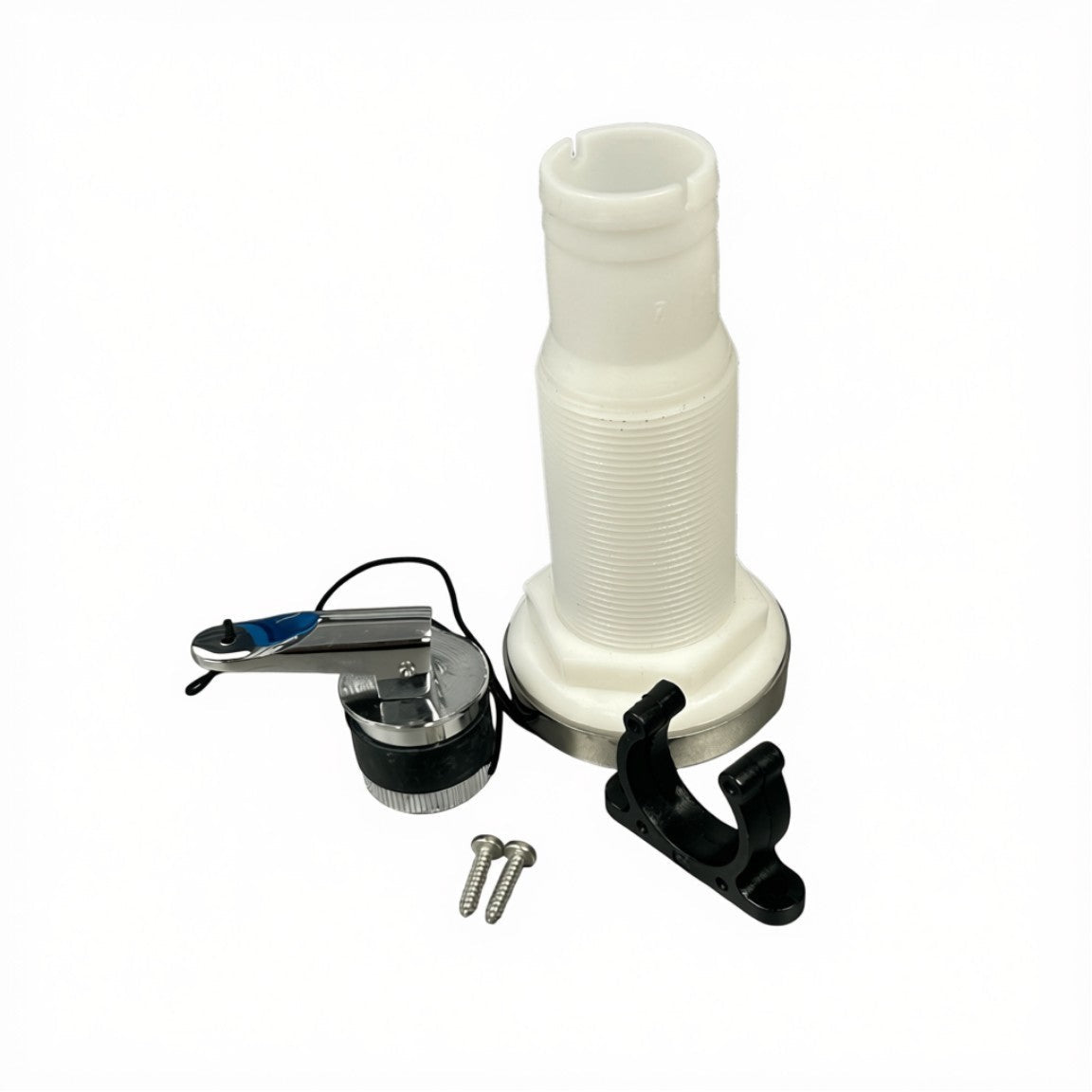Zodiac Online Shop Z67070 RVS zelflozerstop kit 34mm met kunststof doorvoer en houder voor Zodiac RIB boten