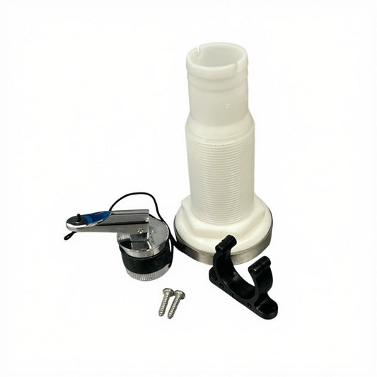 Z67070 - self-bailer plug stainless steel D34 kit incl. holder and thru-hull
