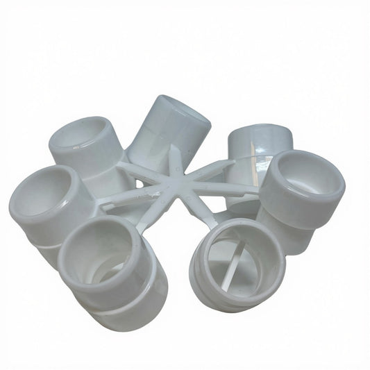 Zodiac Online Shop B073 witte universele adapterset voor Bravo voetpompen en rubberbootventielen