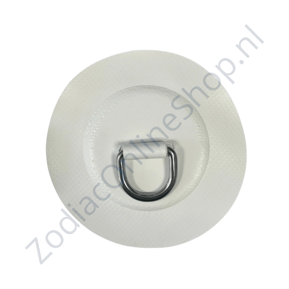 Zodiac Online Shop witte PVC D-ring van 25mm met RVS oog voor rubberboten