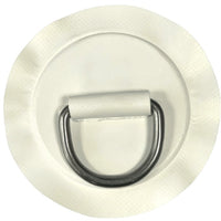 Zodiac Online Shop witte PVC D-ring van 53mm met RVS oog voor rubberboten