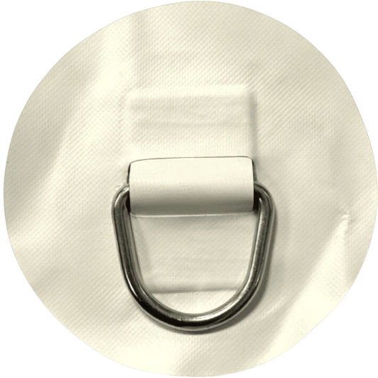 Z69443 - D-ring 53mm rund, hvid PVC materiale - Cadet modeller fra 2015