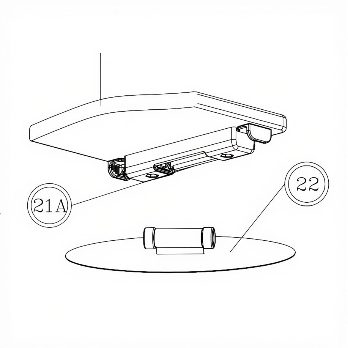 Zodiac Online Shop Z60519 zitplank 95 cm voor Zodiac Cadet rubberboten met Quickfit bevestigingssysteem