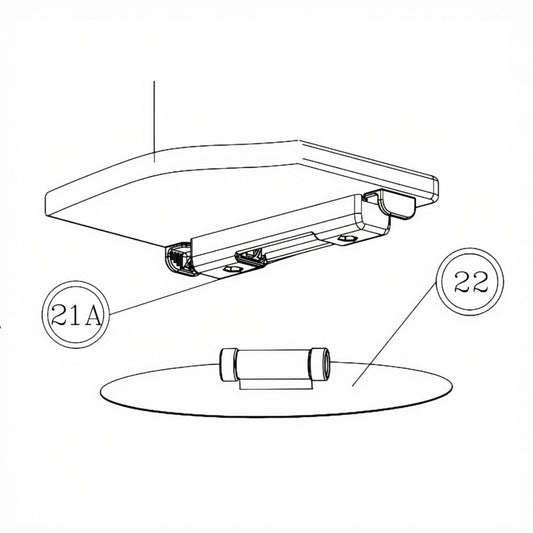 Z60519 - seat board 95cm - models from 2005 to 2014 - grey - Quickfit