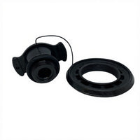 Zodiac Online Shop Z60052 zwarte afsluitdop met ring voor half verzonken ventielen van rubberboten en RIBs