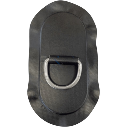 Z2999 - D-ring 53mm oval, sort PVC materiale