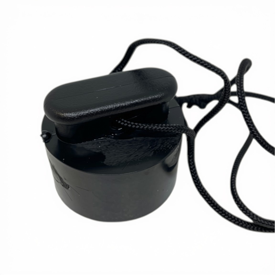 Zodiac Online Shop Z2221zwarte rubberen zelflozerstop van 34 mm met bevestigingskoord voor rubberboten