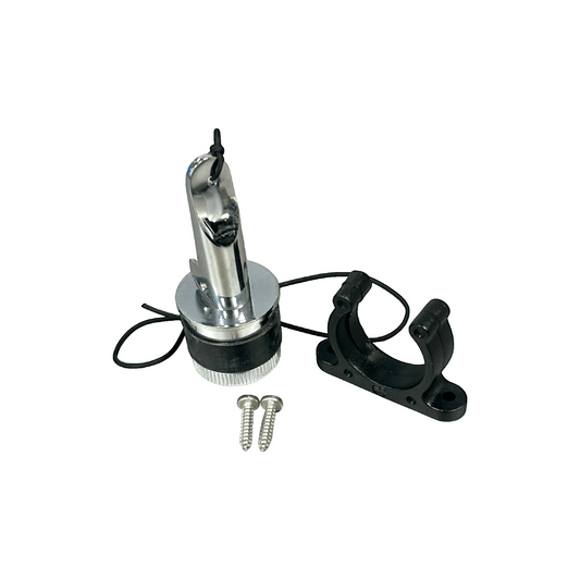 Z67070 – Selbstentleerender Edelstahl-Absperrstopfen D34-Set inklusive Halterung und Durchführung